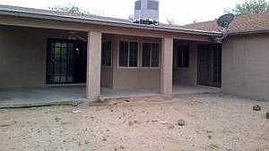 Rear of home