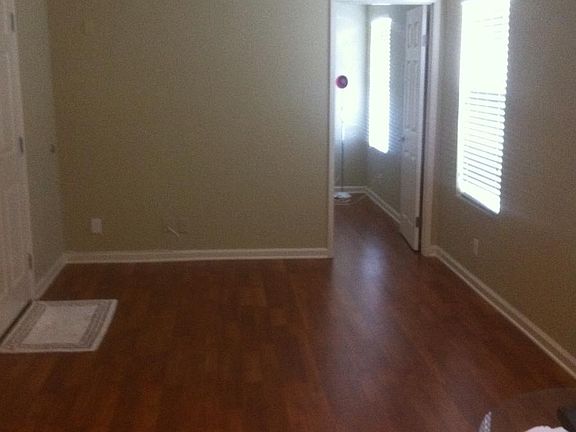 Living area with laminate flooring