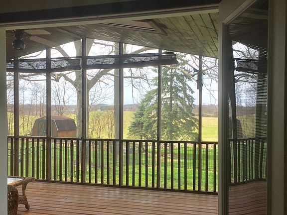 Screened in deck
