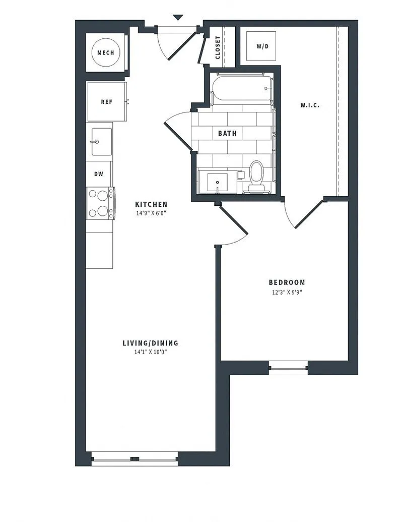Floor plan 1Q ANSI