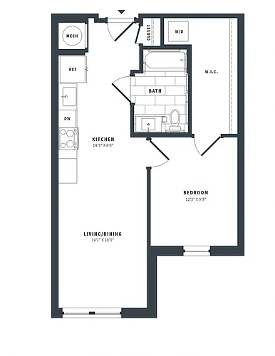 Floor plan 1Q ANSI