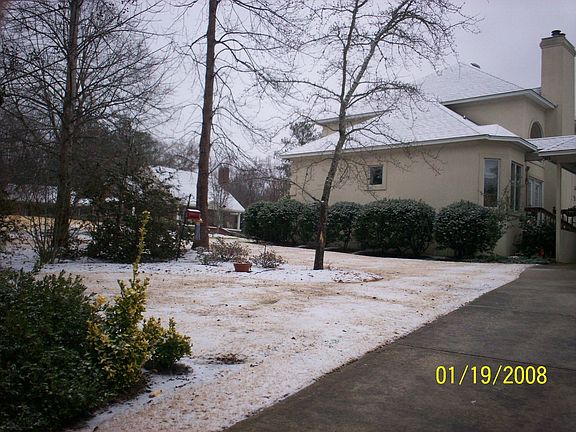 Driveway and side yard