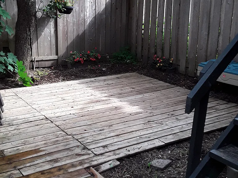 private back yard
