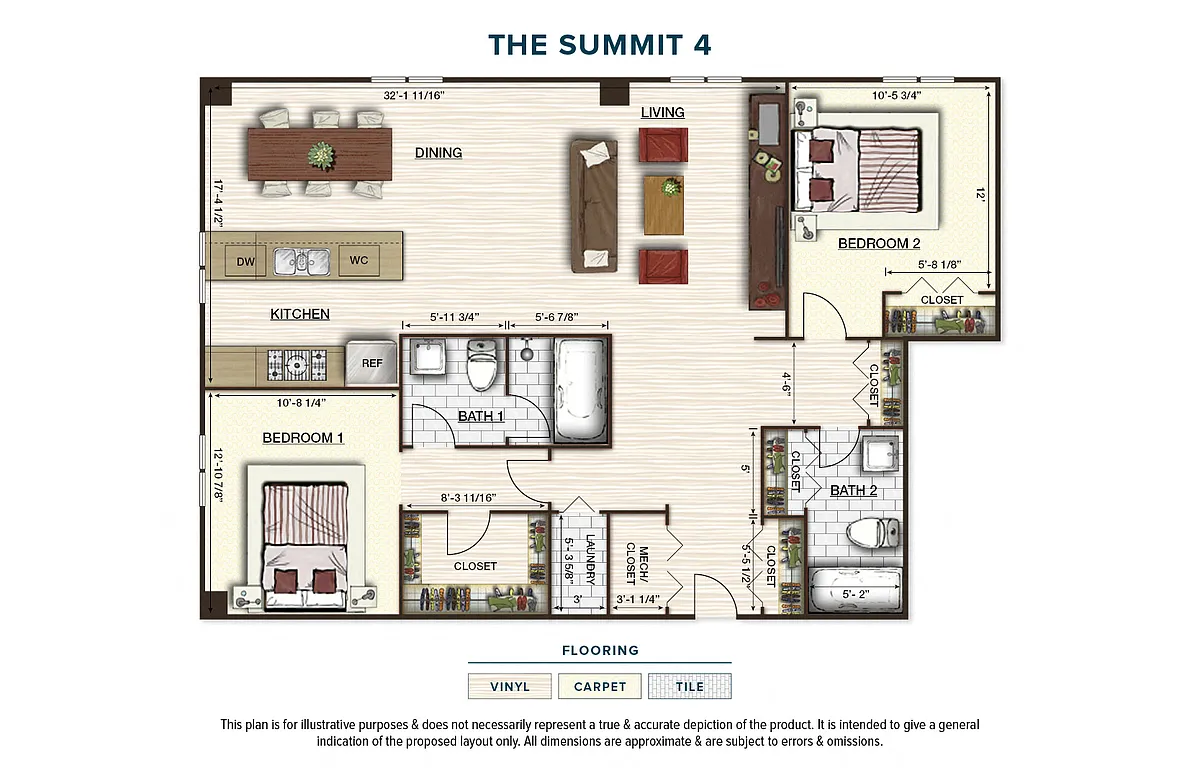 Floor plan The Summit 4