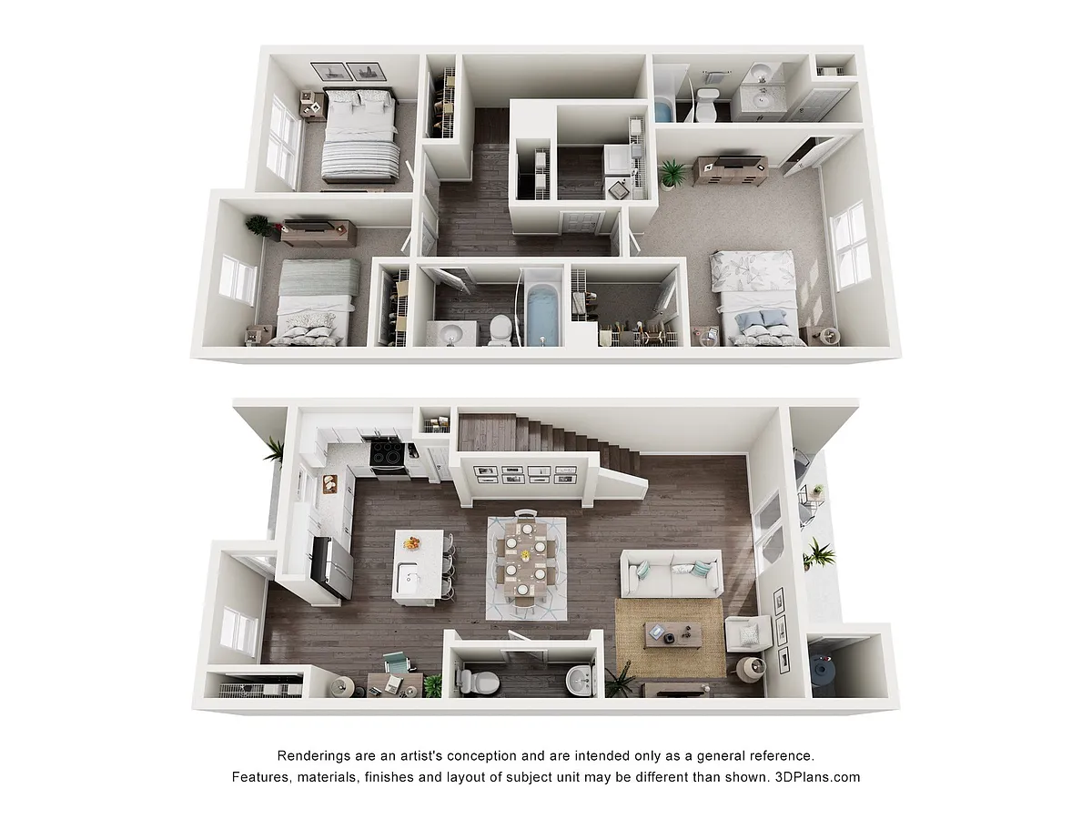 Floor plan Susan Townhouse