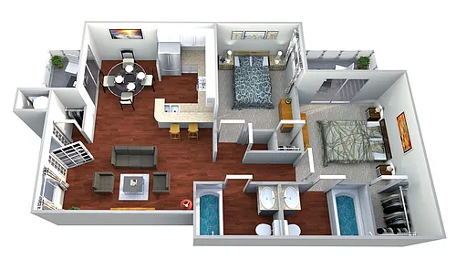 Floor plan 2X2