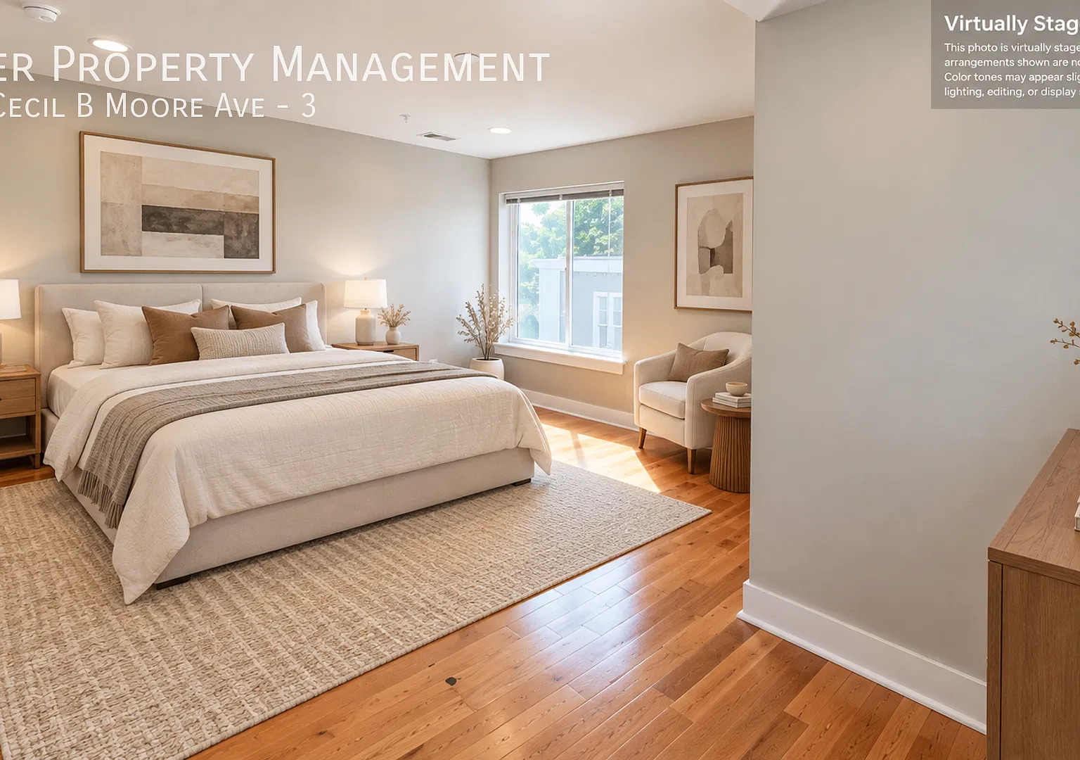 Spacious 3BR/3BA Apartment with Private Rooftop Deck, Central A/C & In-Unit Laundry — Photo 3