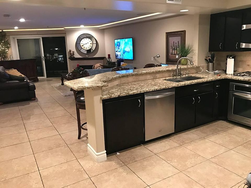 Night time living room