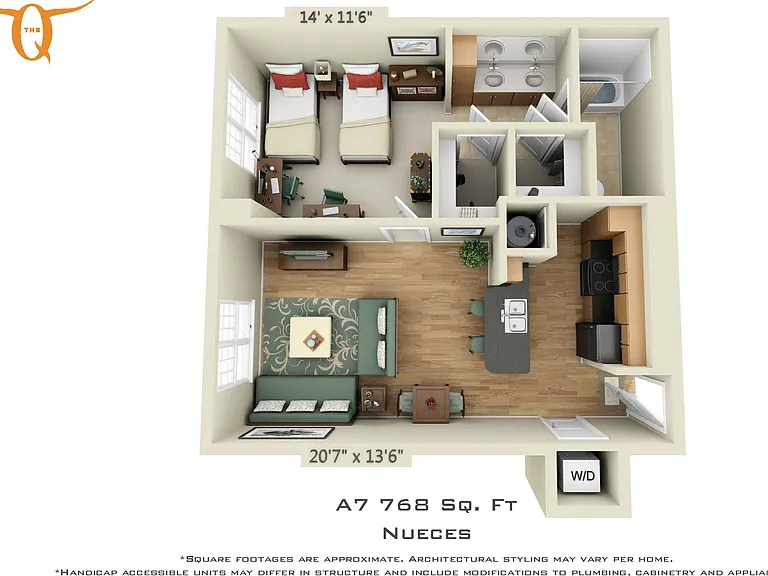 The Quarters Nueces House (Student Housing - Rent by the Bed) — Photo 86