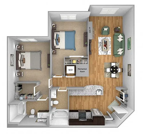 Floor plan B8