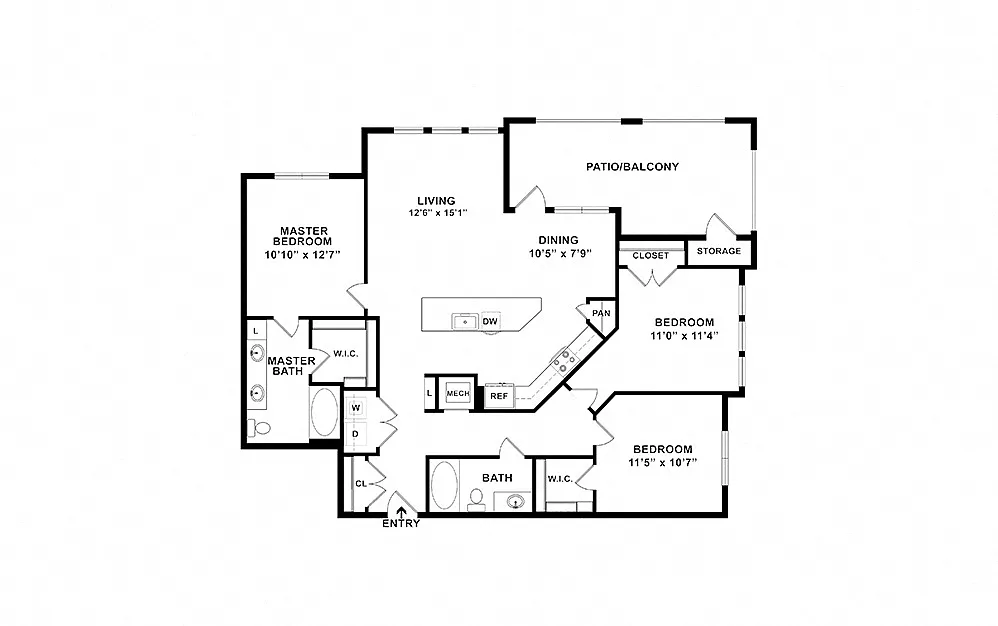 Floor plan The Starboard - C1