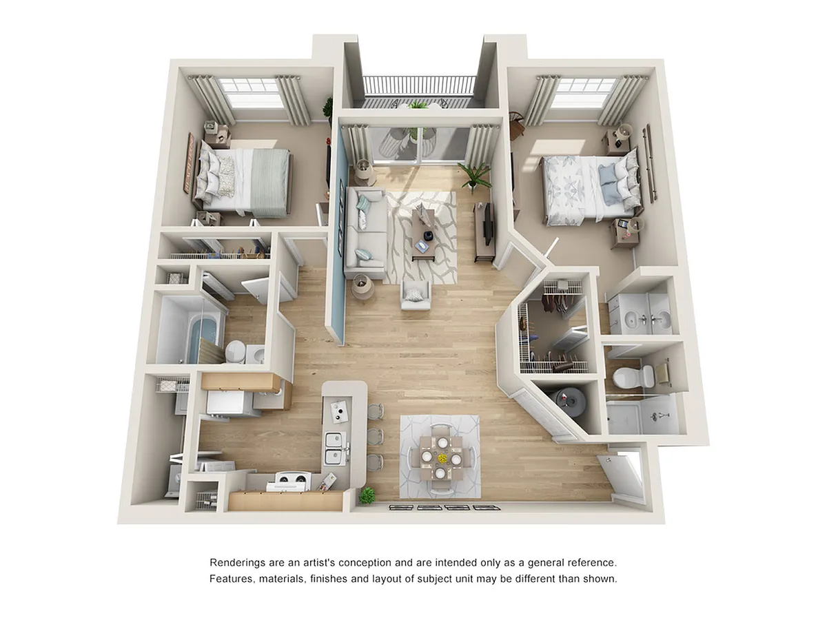 Floor plan 2x2 Patio