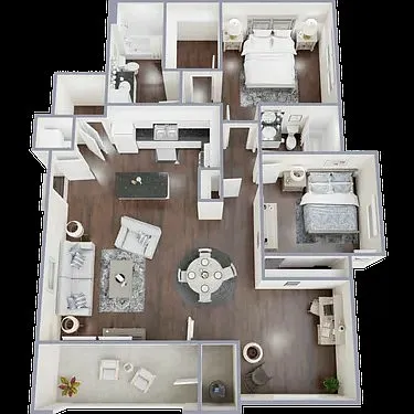 Floor plan Plan 4 (315-316)