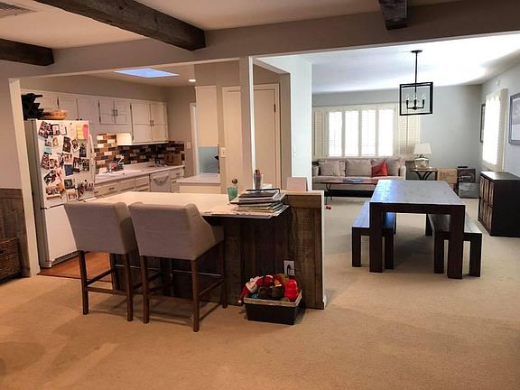 Dining area and kitchen