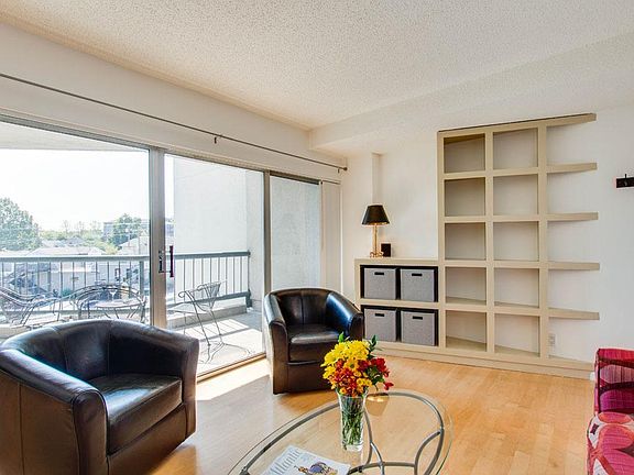 Relax indoors or out on the balcony.