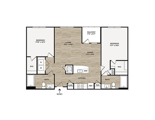 Floor plan B3