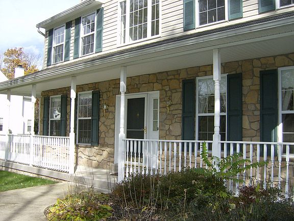 Inviting Stone Front Entrance