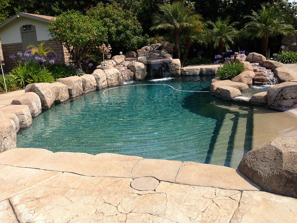 Waterfalls, Pebble Tec