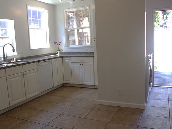 Kitchen to private backyard deck