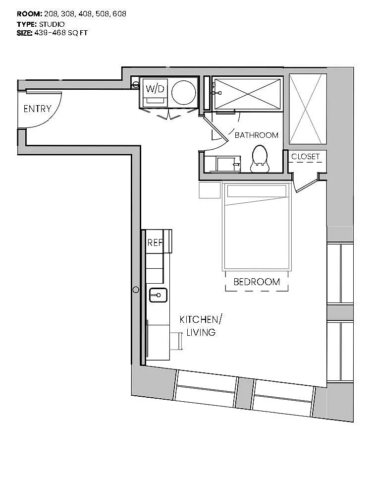 Floor plan X08 Studio