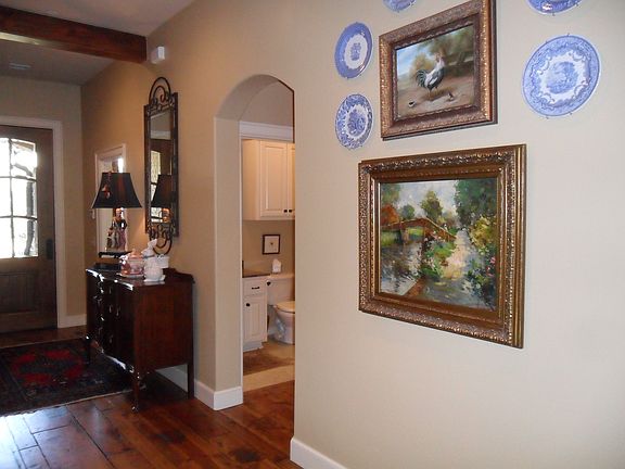 Wood Beams and Rounded Walkways