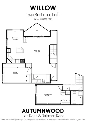 Floor plan Willow