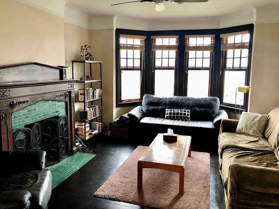 living room looking out to Commonwealth