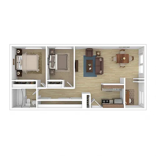 Floor plan Palace 2x1