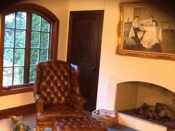 Morning room fireplace