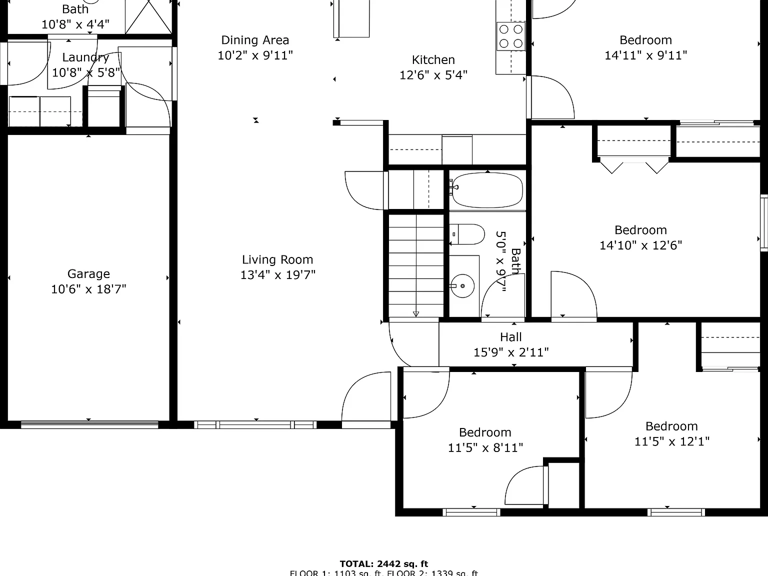 4 bed, 1339 sqft, $4,300 — Photo 3