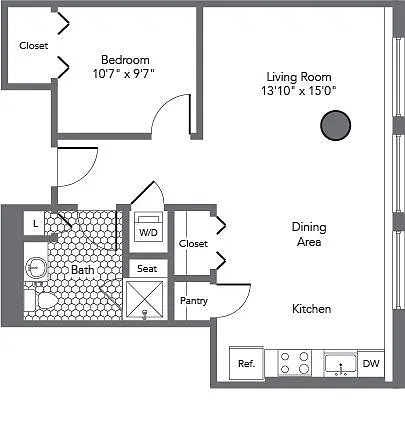 Floor plan 1C