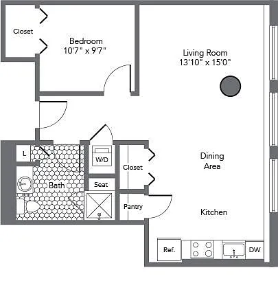 Floor plan 1C
