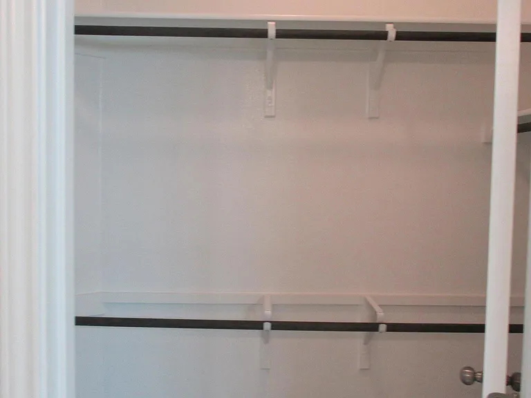Walk in closet in master suite