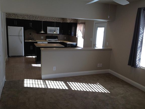 living room & kitchen