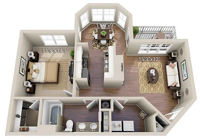 Floor plan A1