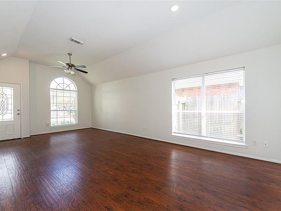 This is the view from the kitchen entrance and you can see just how roomy and versatile the area is.