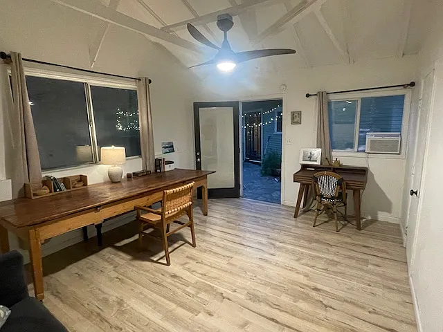 Large work/art studio/rec room with full bath
