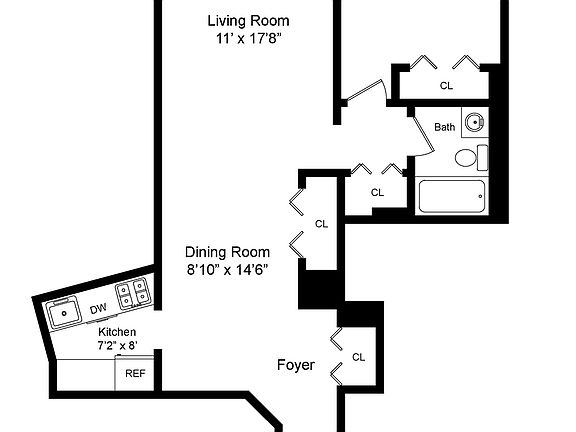2nd image of 215 W 84th St APT 507