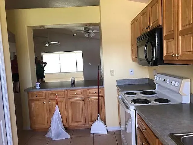 Kitchen view into Great Room