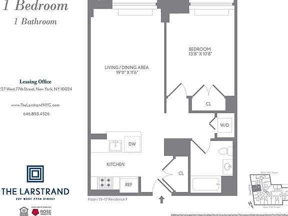 2nd image of 227 W 77th St APT 17F