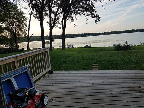 Large deck....