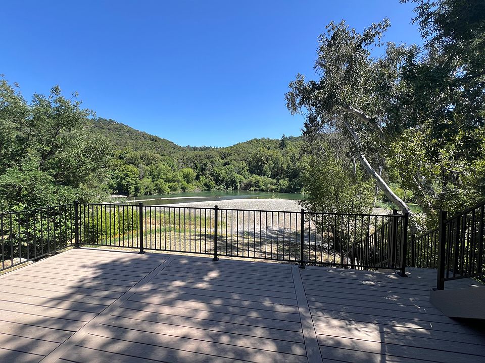 Looking at Russian River from deck