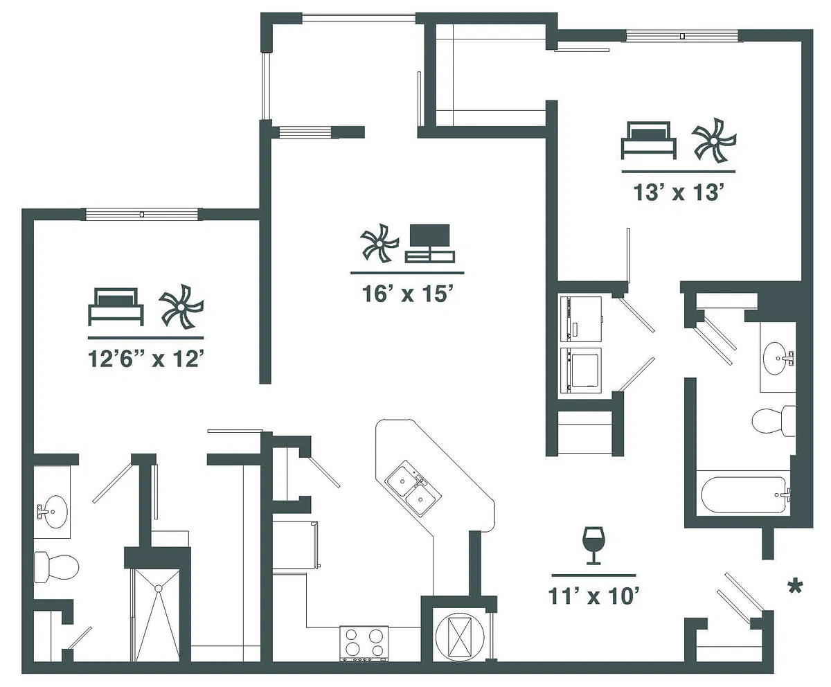Floor plan B1