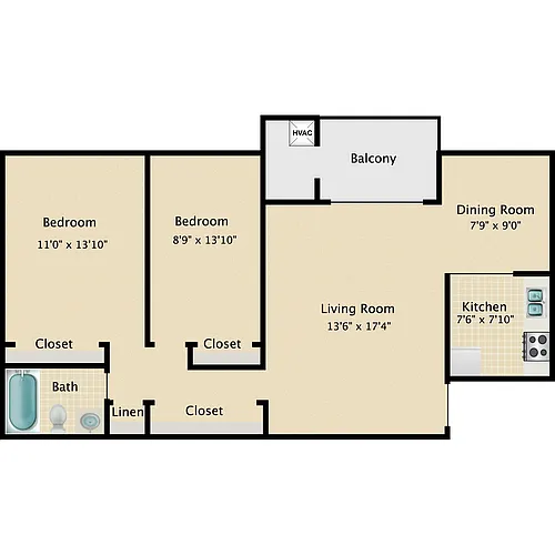 Floor plan Pavillion