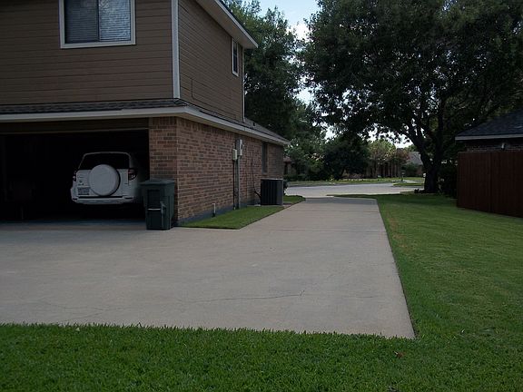 Driveway view to street
