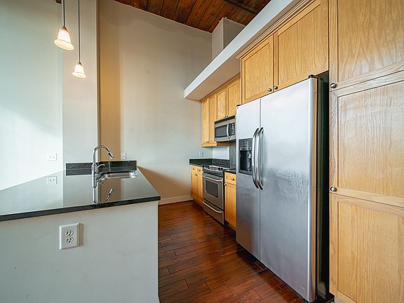 Beautiful kitchen with stainless steel appliances