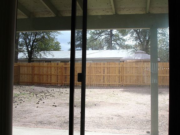 Back patio & yard