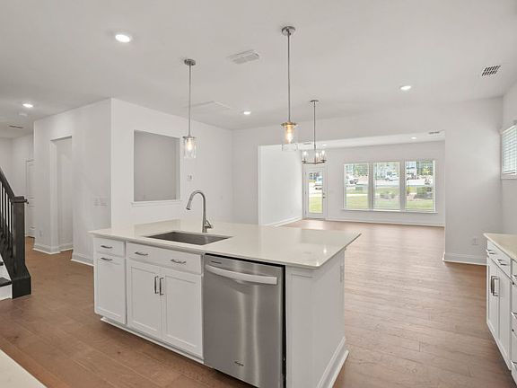 Spacious Kitchen with an Island