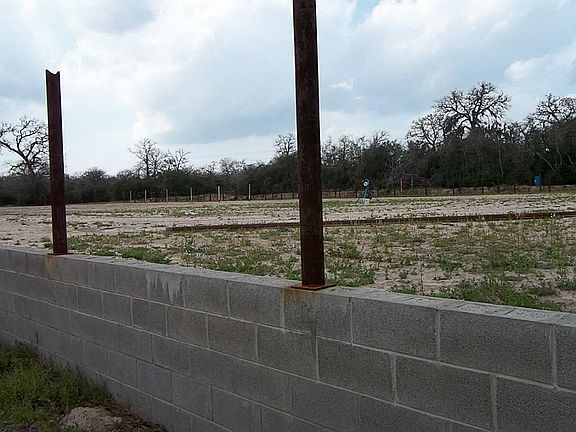 Custom built arena still needs railing installed