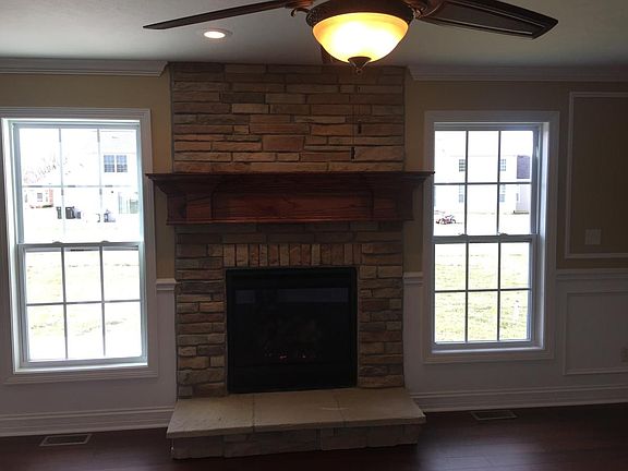 Great room fireplace